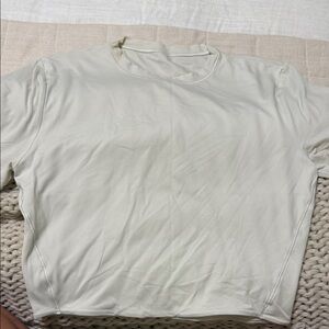 lululemon athletica Cream Crop Top